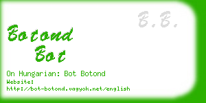 botond bot business card